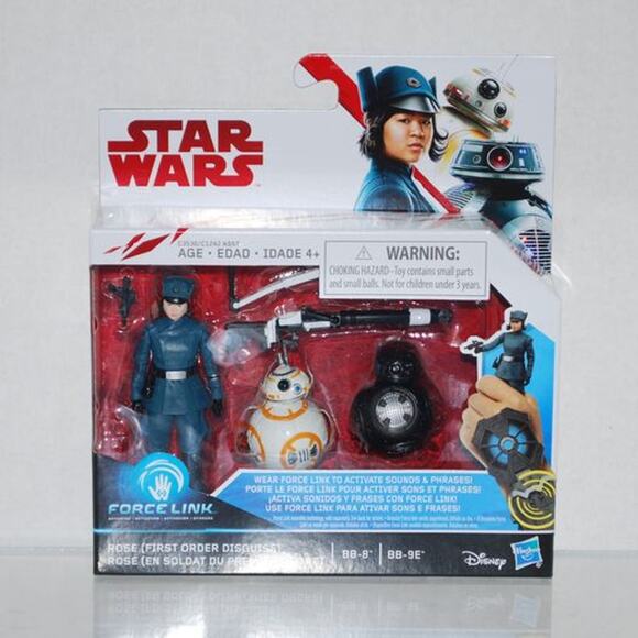Rose First Order with BB-8 & BB-9E Set - Star Wars Last Jedi - Picture 1 of 3